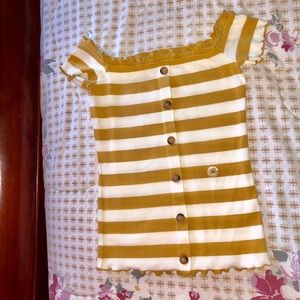 Bottom- Front Crop Top Xs